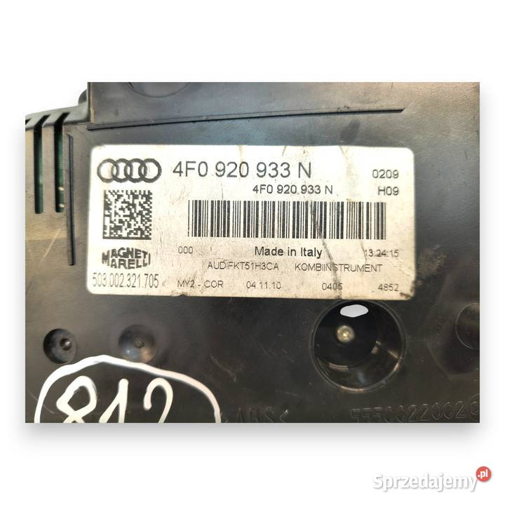 LICZNIK ZEGARY 4F0920933N Audi A6 C6 Lift 20 30 Chełm sprzedam