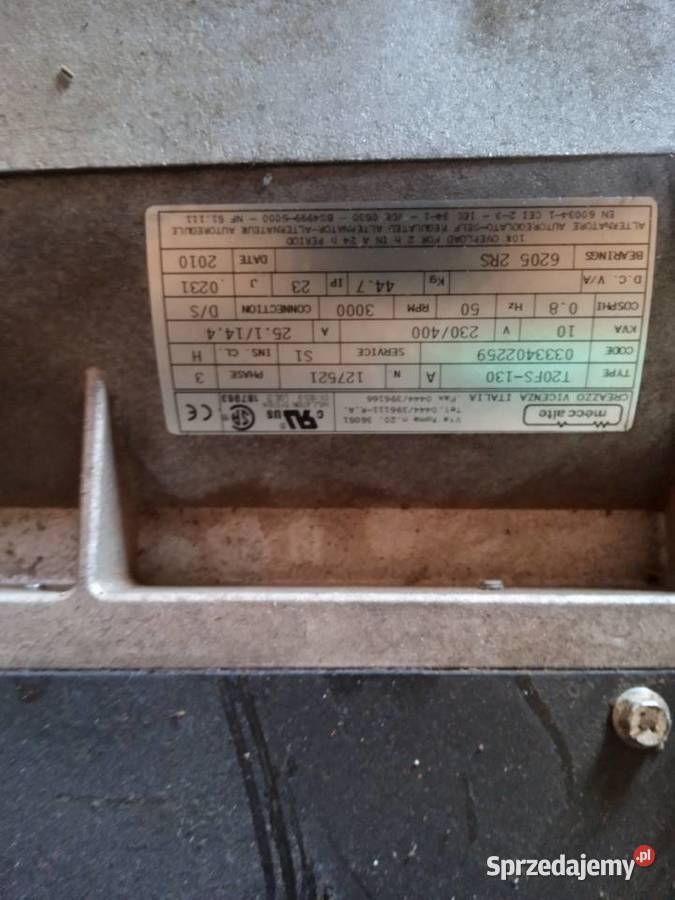 Prądnica agregatu 10 KVA Kamieniec sprzedam