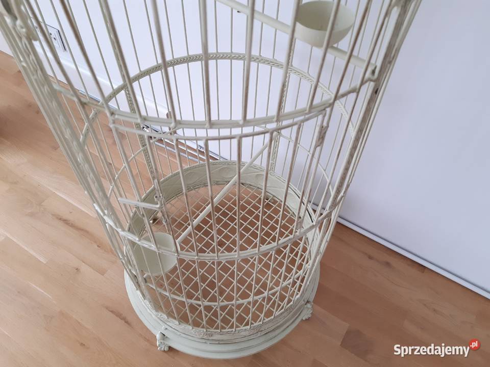 Ozdobna klatka ptaków retro vintage shabby chic Warszawa
