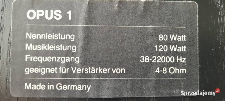 Kolumny sinfonia opus 1 Krotoszyn