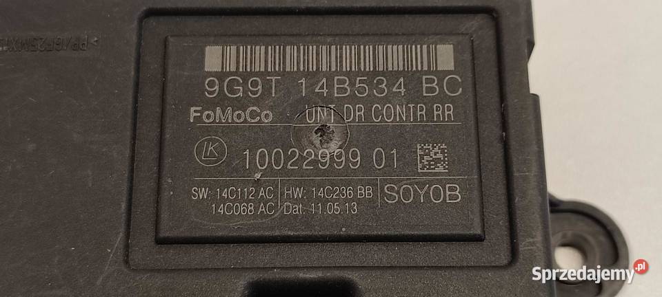 VOLVO V70 MODUŁ DRZWI TYŁ 9G9T14B534BC