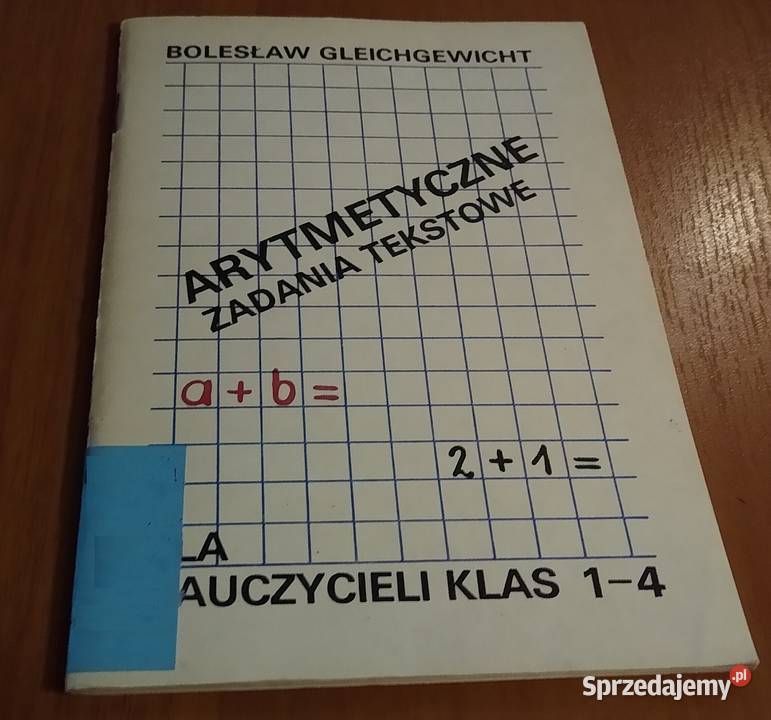 Arytmetyczne zadania tekstowe nauczycieli klas matematyka Gdańsk