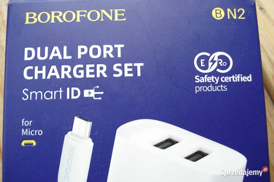 Ładowarka z kablem nowa dual port micro USB Łódź