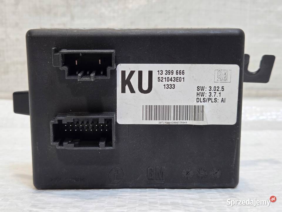 MODUŁ STEROWNIK ŚWIATEŁ 13399666 OPEL INSIGNIA A sprzedam