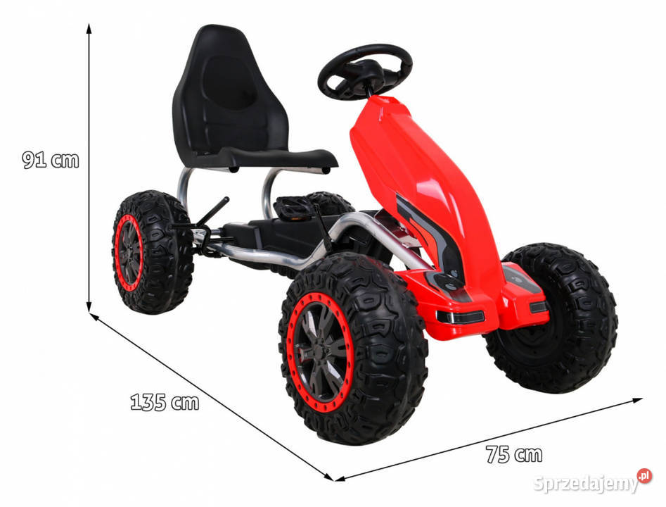 BAWIBUS DUŻY GOKART STRONG NA PEDAŁY dzieci Myszków
