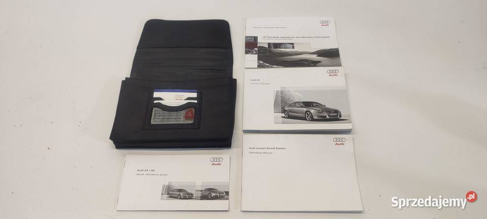 AUDI A5 8T KSIĄŻKA INSTRUKCJA ETUI WERSJA sprzedam