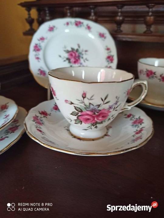 filiżanka z talerzykiem deserowym Royal Vale Gdańsk sprzedam