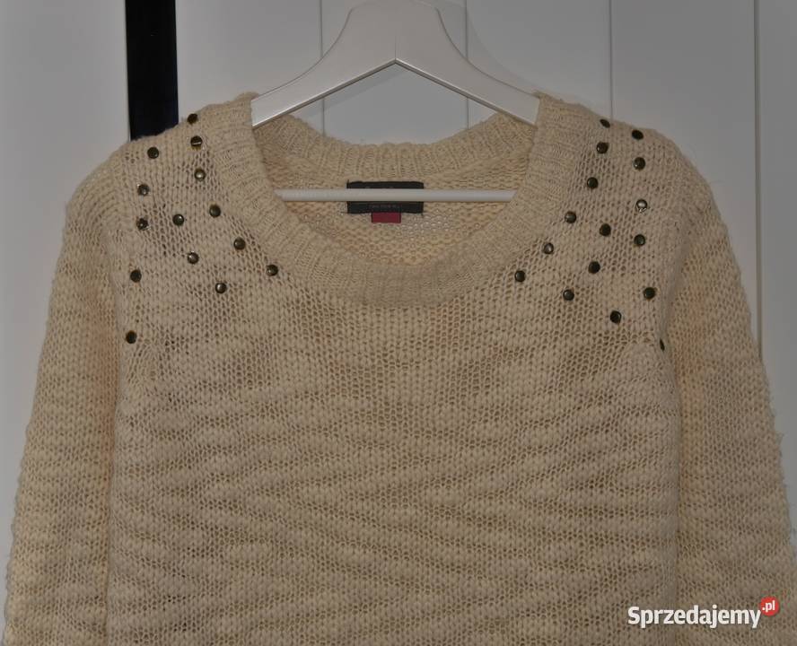 Cropp Chillin sweterek dżety 36 S brązowy/beżowy Wrocław