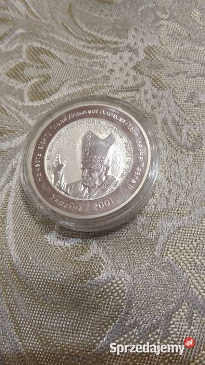 Srebrny medal z Ojcem Świętym Kraków