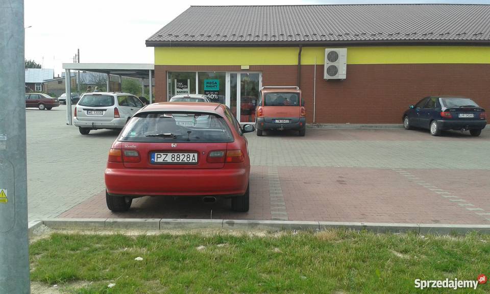 Honda civic V jajo czerwona strzala remoncie Zamość