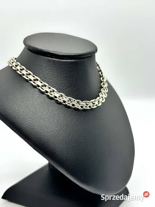 Srebrna bransoletka pr 925 568g Długość 185 srebro warmińsko-mazurskie Elbląg