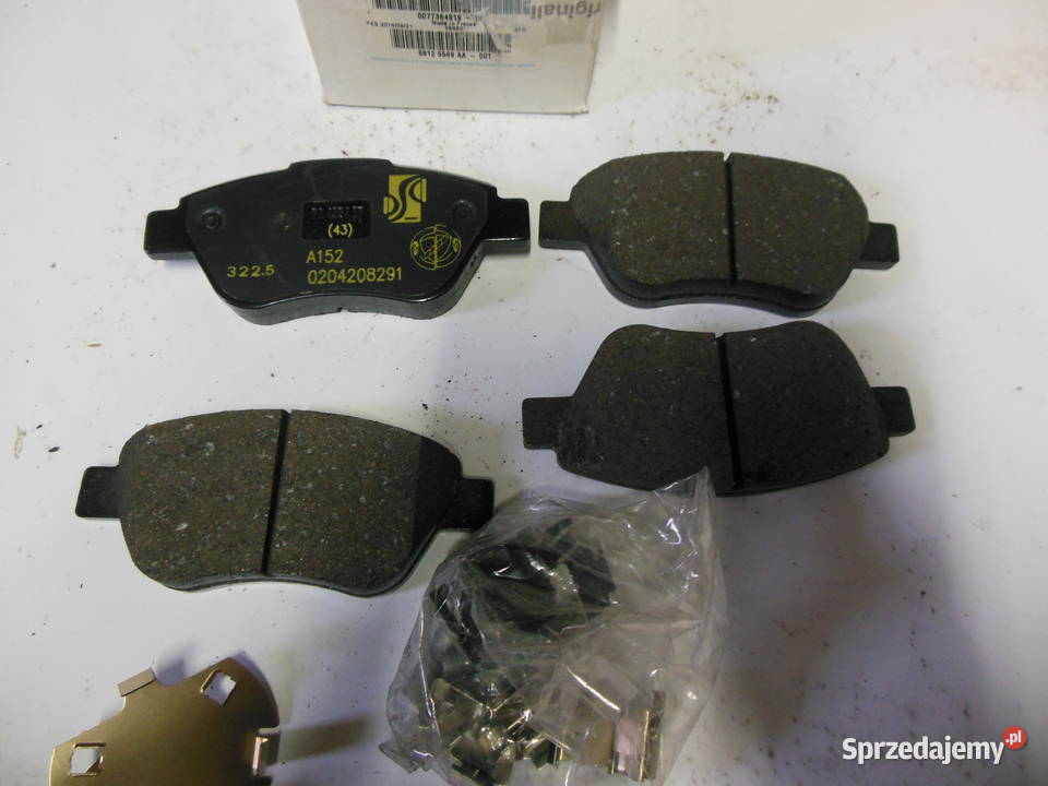 ZESTAW KLOCKÓW HAMULCOWYCH PRZÓD FIAR OPEL FORD Kozy