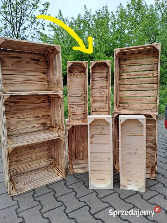 Skrzynka drewniana 10 tzw doniczka 6020135 Rawa Mazowiecka