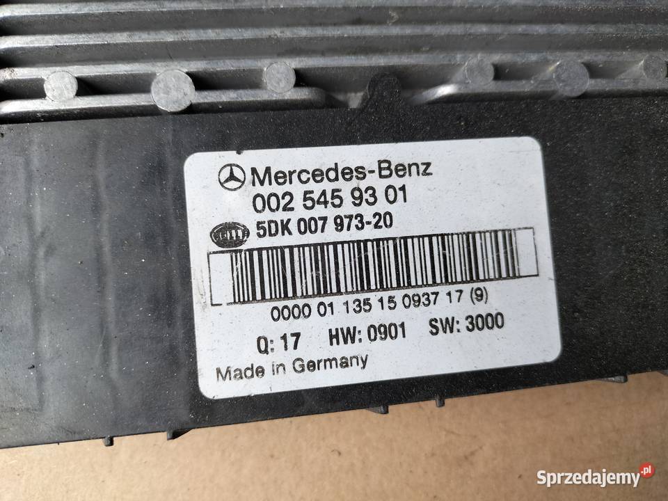 MERCEDES 0025459301 KDK00797320 MODUŁ KOMPUTER osobowe Kamień-Kolonia