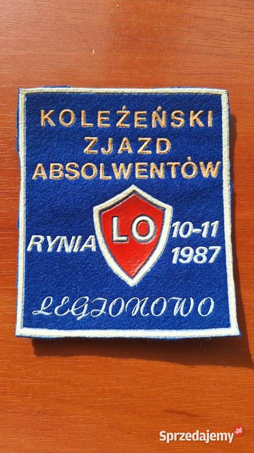 Naszywka absolwentów LO Legionowo unikat mazowieckie
