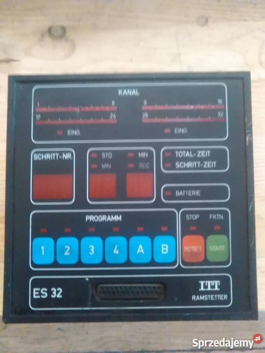 Panel sterownika spryskiwacza ES 32 Produkcja Poznań