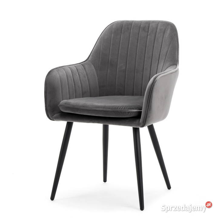 Ciemnoszare Krzesło Emilia Wysyłka 24H Dostawa 0 wielkopolskie