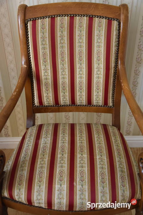 Fotel w stylu Biedermeier Wilcza Wola