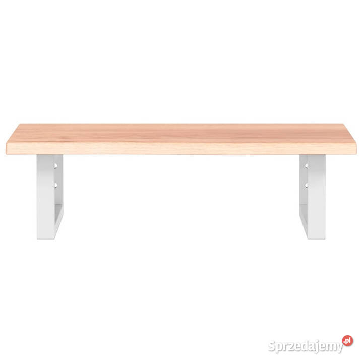 Półka ścienna pod umywalkę stal i lite drewno sprzedam