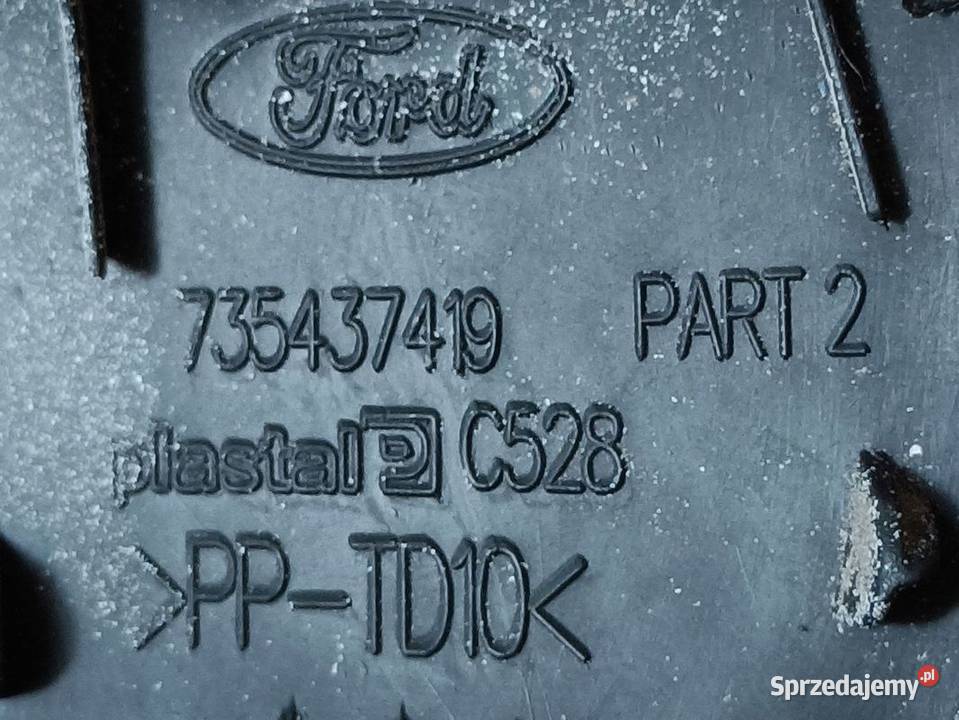 FORD KA II ZAŚLEPKA HAKA ZDERZAK PRZÓD 735437419 wielkopolskie Pleszew