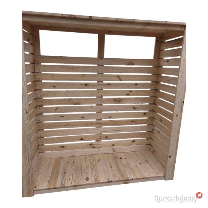 Drewniany schowek ogrodowy 195x180x60 D2 Surowy śląskie Lelów
