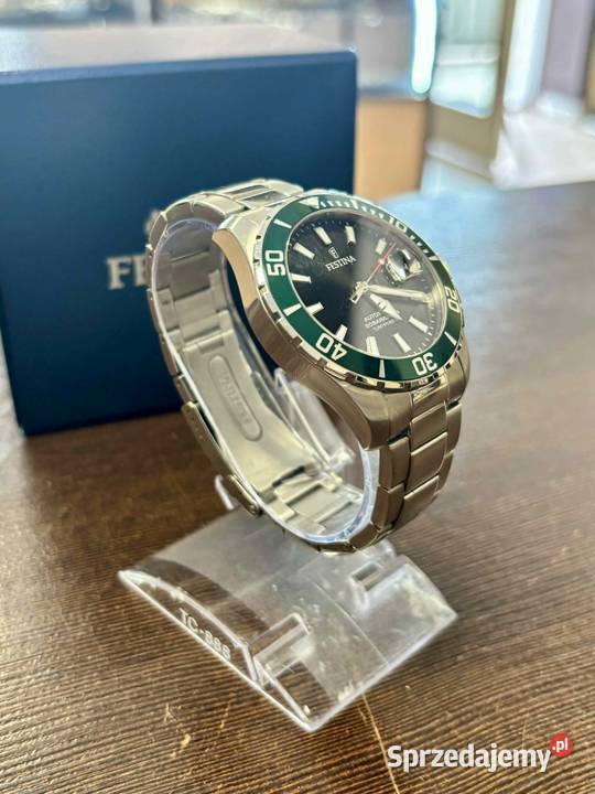 Zegarek męski Festina F205312 srebrny Automat Elbląg