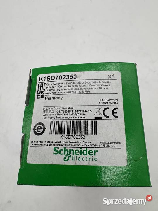 Schneider Electric K1SD702353 Key switch mazowieckie Warszawa sprzedam