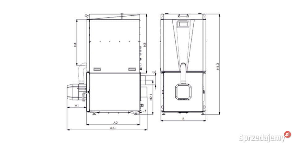 Kocioł piec co na pellet 15 kW dotacja Płock