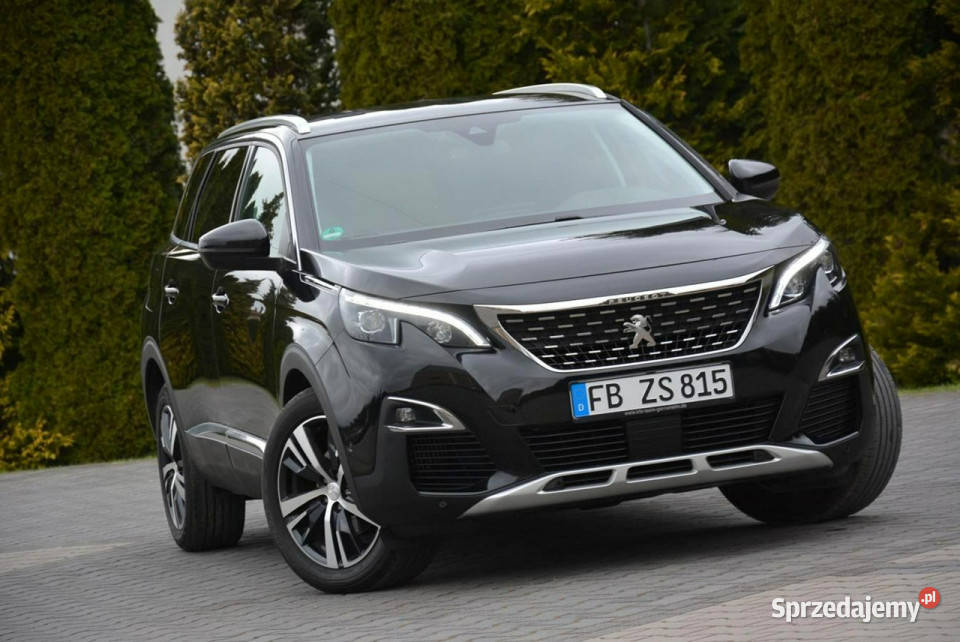Peugeot 5008 Radar ACC Skóry 7foteli Navi Kamera Ostrów Mazowiecka