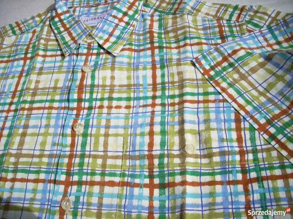 Oryginalna męska koszula wzór J NOWA L XL Nowy Sącz