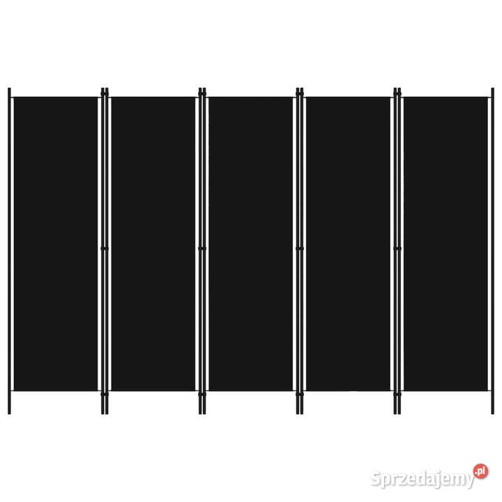 Parawan 5panelowy czarny 250 x 180 WM320726 mazowieckie Warszawa sprzedam