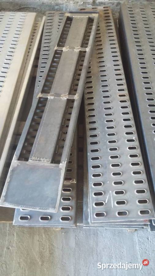 Najazdy aluminiowe 1x wzm 2000x420x90mm Podjazdy Lubanie