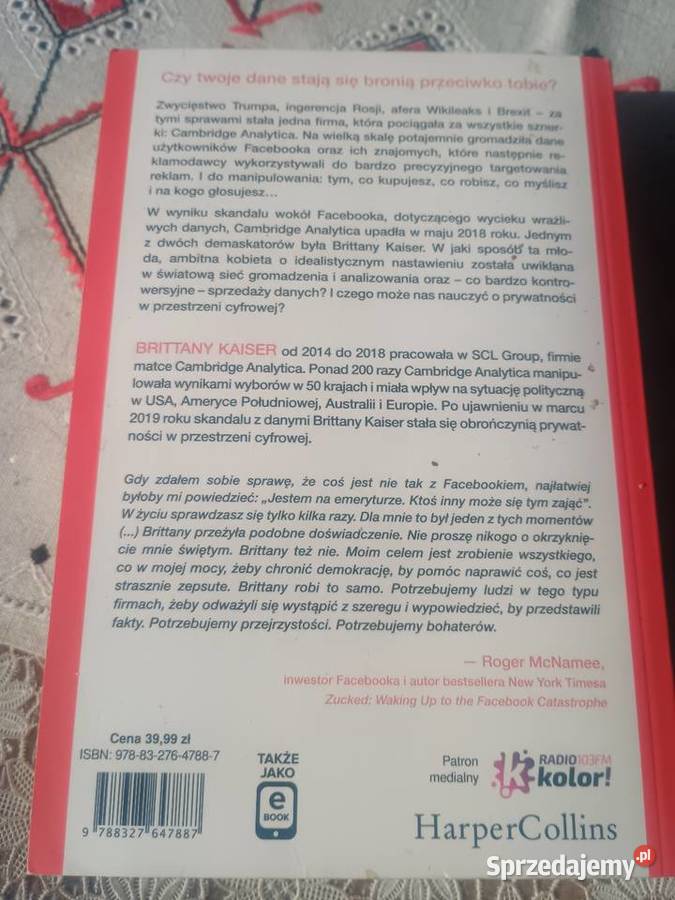 Dyktatura danych Britanny Kaiser Kazimierza Wielka sprzedam