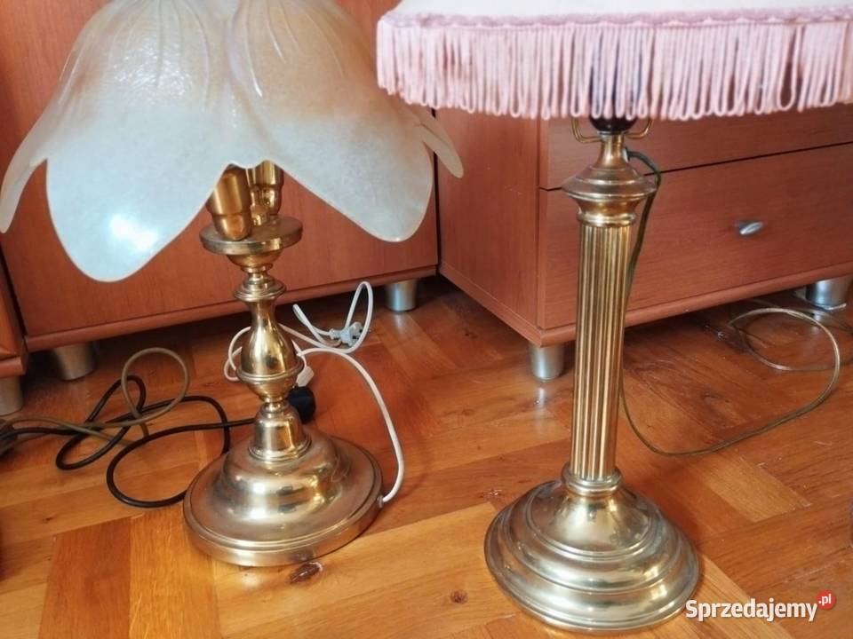 piękne lampy mosiężne i inne wyprzedaż Gorzów Wielkopolski