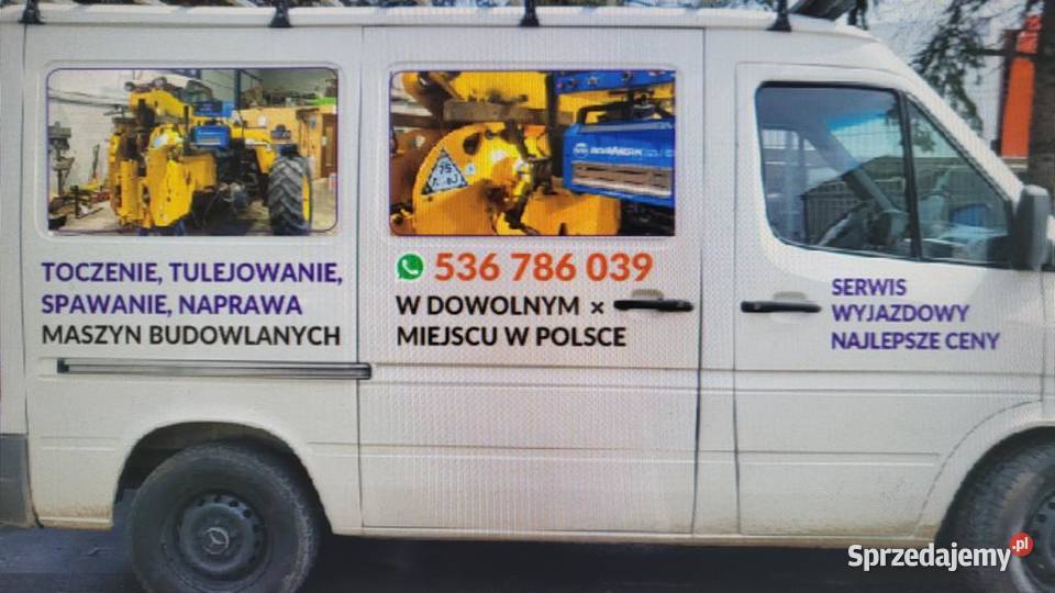 Naprawa maszyn budowlanych regeneracja otworów