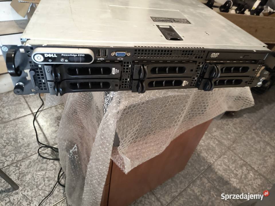 Serwer Dell PE2950 2x CPU 3GHz 16GB 2x psu iDrac Kraków sprzedam