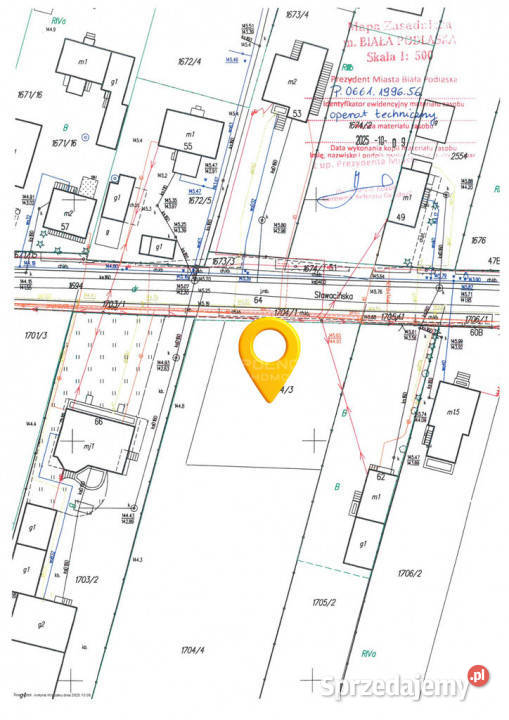 Działka z możliwością zabudowy Sławacińska BP Sprzedaż Biała Podlaska