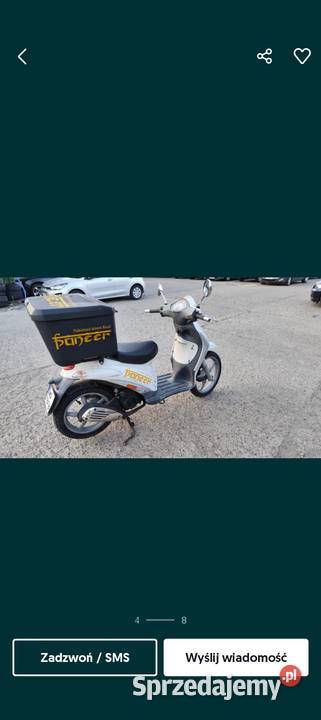 Skuter Piaggio 125cc Rok produkcji 2010 Rusinów
