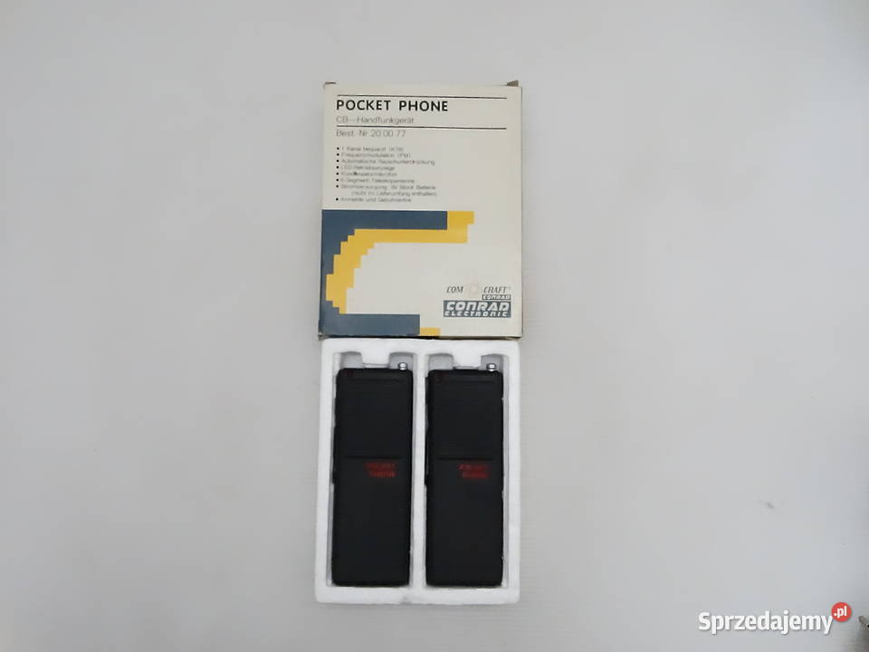 Radiostacje CB Conrad Pocket Phone Walkie Talkie Biłgoraj