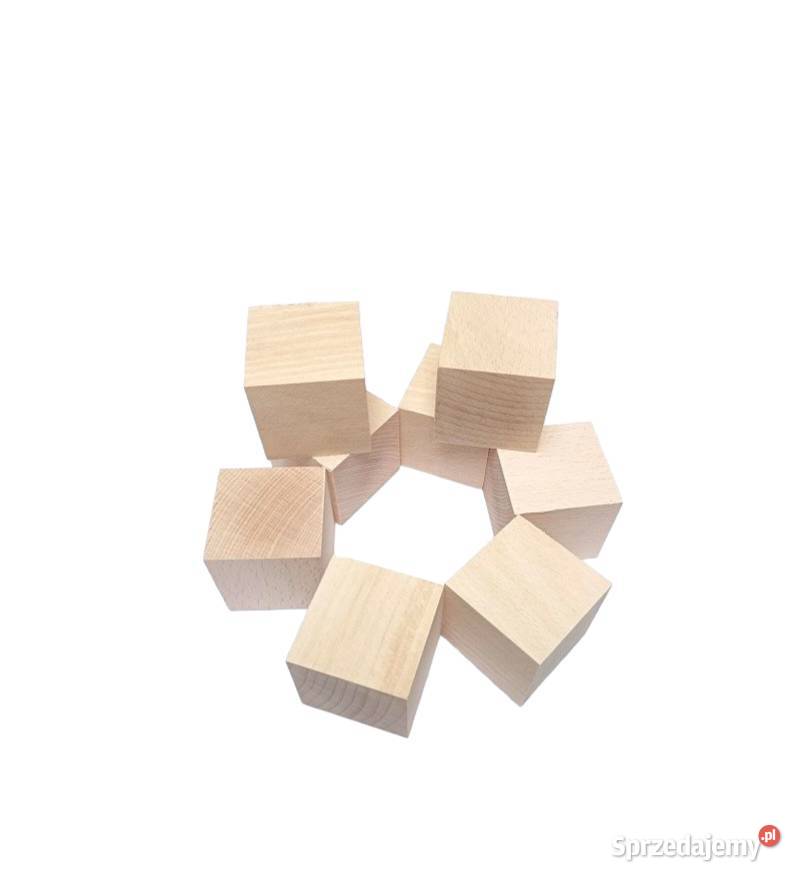 Klocek Drewniany 40 mm Ekologiczny Gadżet Produkcja małopolskie Skawica