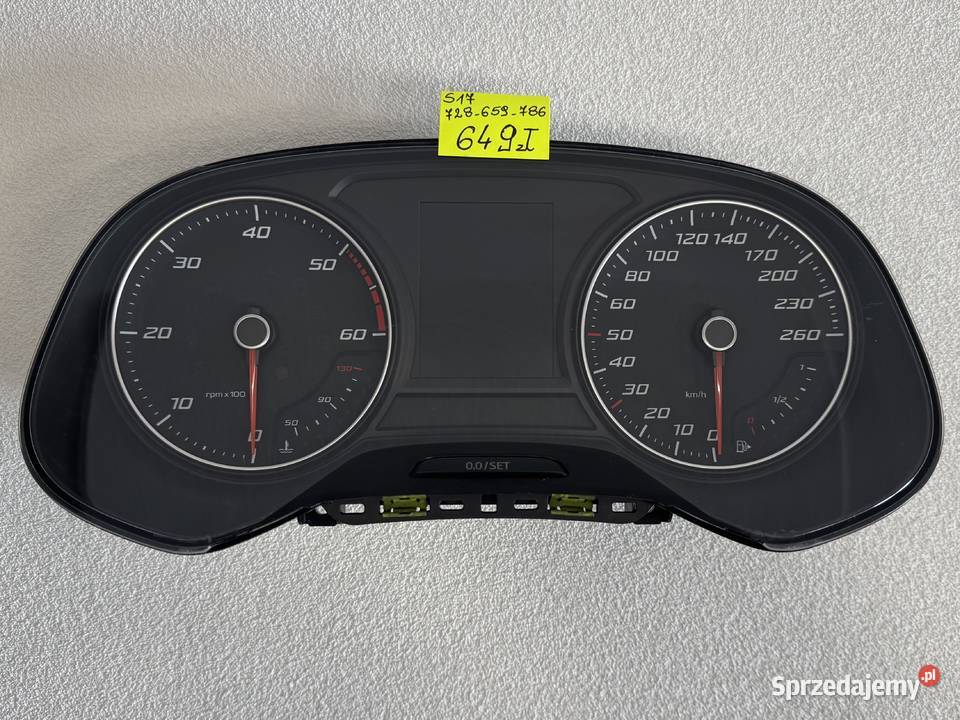 LICZNIK PREDKOŚCIOMIERZ ZEGARY SEAT LEON III Warszawa sprzedam