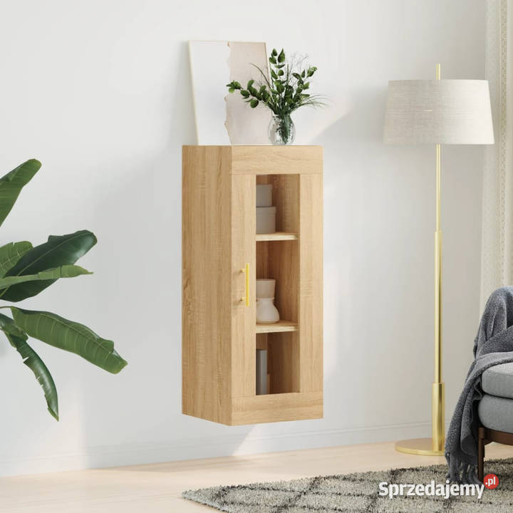 Szafka wisząca dąb sonoma 345x34x90 WM828903 Pozostałe Warszawa
