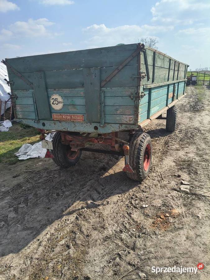 Przyczepa wywrotka Rolnictwo wielkopolskie Gostyń