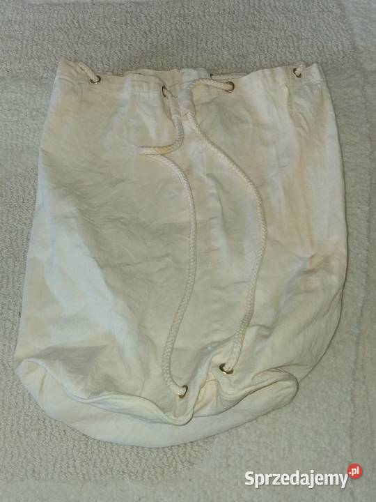 Płócienny plecak worek na lato Warszawa