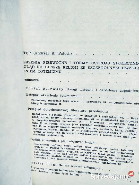 Malinowski wierzenia Pierwotne książki