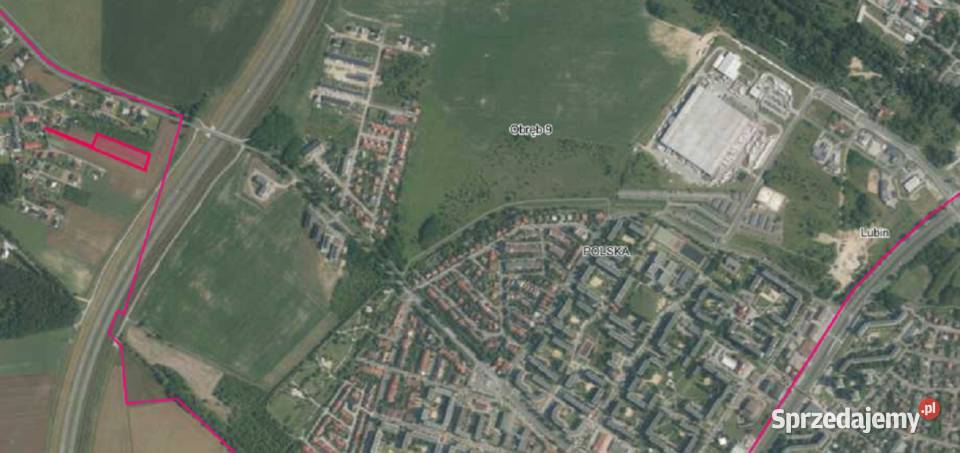 Działka Inwestycyjna 6088 m2 Lubina MEDIA Obora
