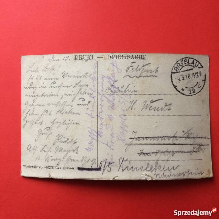 1067 Widokówka Kraków Szczecin