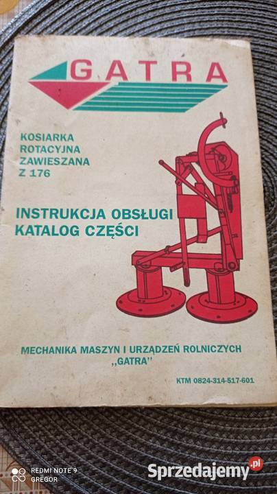 Kosiarka Rotacyjna 165 Rotacyjne Myszków sprzedam