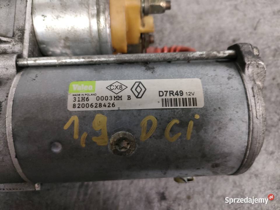 Trafic Scenic II Megane II 19 dci F9Q rozrusznik osobowe Swarzędz