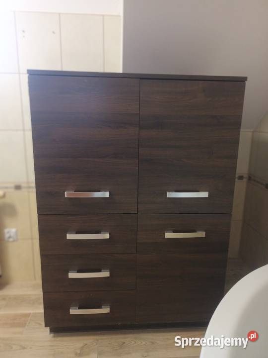 Szafka łazienkowa z koszem